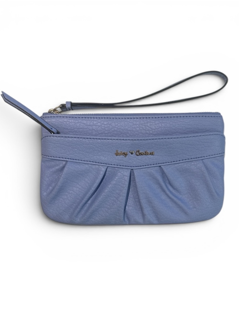 Juicy Couture Lavender Pleated Wristlet Clutch